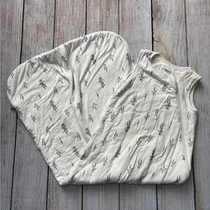 Kyte BABY Cream Sleep Sack with Lavender Sprig Print 1.0Tog